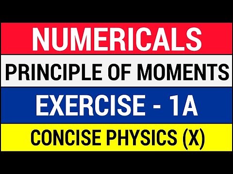 Solving Numericals on Principle of Moments | ICSE Class 10 Physics (Concise Physics Selina Solved)