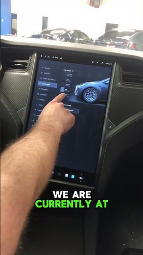 Tesla Model X Ride Height Air Suspension Adjustment