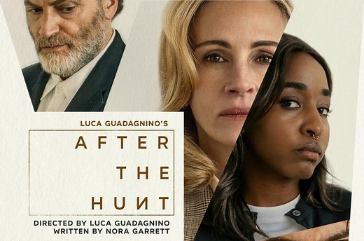 ‘After the Hunt’ on Amazon Prime Video, a clumsy slab of provocation headlined by Julia Roberts