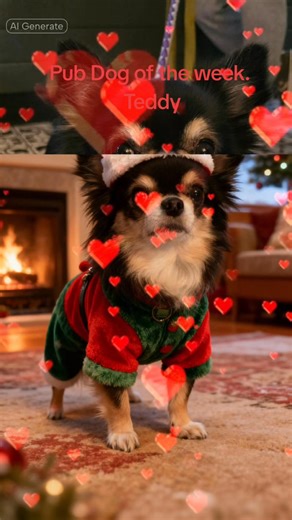 How cute is Teddy. We are a dog friendly pub, fresh water 💧 and treats always available. | The Hawk