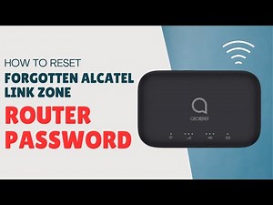 How to Reset Forgotten Alcatel Link Zone Router Password?