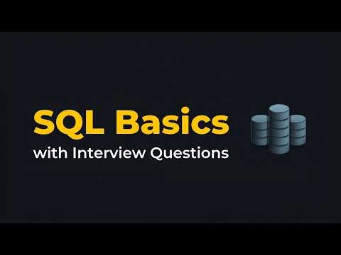 SQL Basics Explained with Real Interview Questions | SQL for Freshers & Beginners