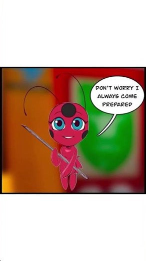 Adrien como Ladybug #miraculous #ladybug #chatnoir