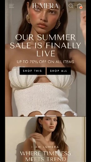 ✨ Elevate your style with **Lumera**! 💃🛍️ Fresh women’s fashion just a click away. Who’s ready to upgrade their wardrobe? 👗🔥 #LumeraFashion #WomensFashion #ShopSmall #OOTD #Fashionista #TrendyStyles #OnlineShopping #FashionLover #styleinspo