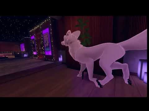 Arctic Fox in VR chat a new Ice Skating world