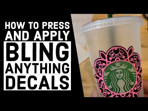How to a Press and Apply Bling Anything Material with Glitter HTV? | #AskMatt S2 E230