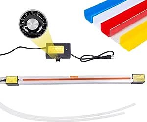 24inch Acrylic PVC Plastic Heater Bender Hand Held Acrylic Bender Light Box PVC Bending Machine Manual Strips Heater for Plastic Bending Tool 1-6mm Thickness 110V
