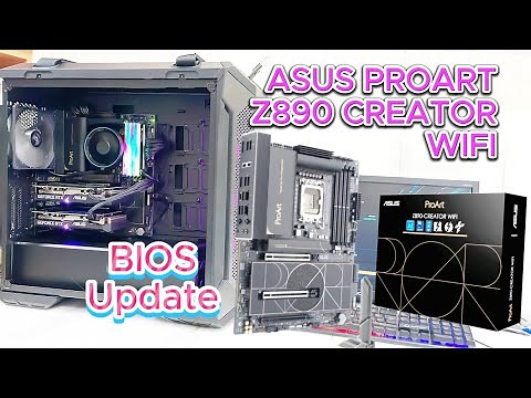 ASUS PROART Z890 CREATOR WIFI BIOS Update | Asus BIOS Update with Intel Ultra 7 265K Step-by-Step