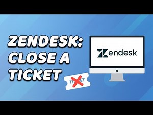 How To Close a Ticket In Zendesk (EASY!)