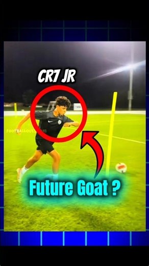 CR7 Jr Scores Winner Like Dad?! ⚽ Free Kick Magic #Shorts