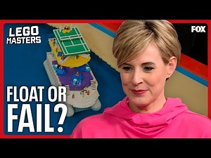 Contestants Build A Massive Party Boat And See If It Floats… | LEGO Masters