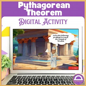 Pythagorean Theorem Activity No Prep Digital Escape Room and Worksheet