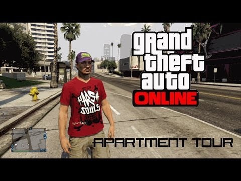 Gta 5 Online: Apartment Tour! (Del perro heights Apt 7)