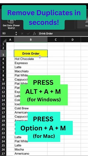 Never delete a duplicate in Excel by hand again!