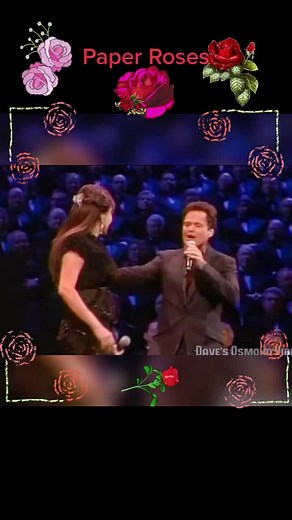Donny Osmond and Marie Osmond Singing 'Paper Roses' in 2008