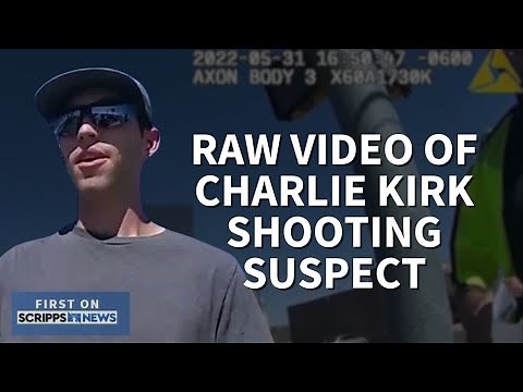 Raw Video: Charlie Kirk shooting suspect after 2022 crash