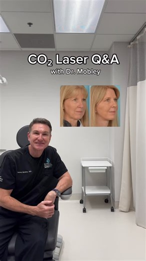 Considering CO₂ laser skin resurfacing? Below are the most common questions our patients ask Dr. Mobley during consultation. 1. What does CO₂ laser treat?�CO₂ laser resurfacing is designed to improve fine lines and wrinkles, sun damage, uneven texture, acne scarring, and overall skin quality by stimulating collagen regeneration at deeper levels. 2. Who is an ideal candidate?�Patients with moderate to advanced skin concerns who are seeking meaningful, long-term improvement and are able to accommo