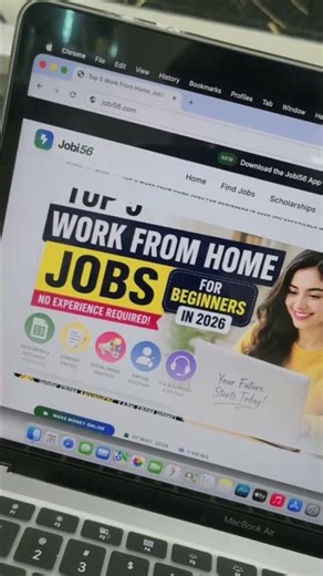 5 Easy Work From Home Jobs in 2026 That Actually Pay 💰