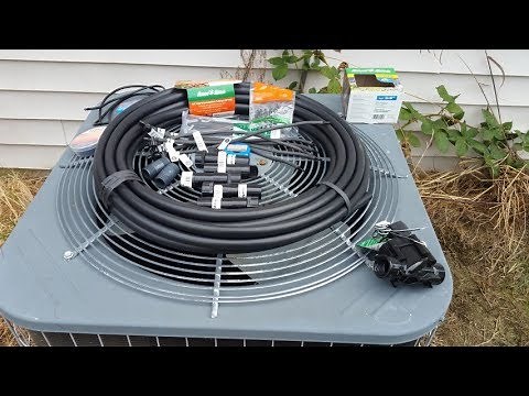 DIY Automatic A/C Condenser Evaporator Mister - Electronically controlled!