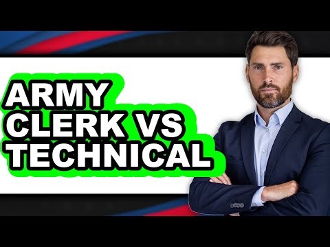 Army Clerk Vs. Technical - Which Is Better?