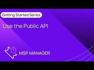 Use the Public API