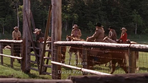 Heartland S2E4P1 | Lou plans a a weekend alone with Scott while the rest of the crew go on a cattle drive for the ranch where Tim is working. Much to Scott's dismay, Lou's plans hit a snafu when a travel blogger and her husband, the first customers of the dude ranch show up a week early. On the trail things are just as rocky. Tim learns that the owner's daughter is planning on selling now that her father has died. Ty learns that the horse he's riding is blind and he's been just as much in the da