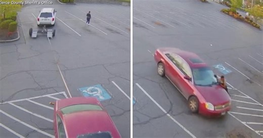 ‘How not to tow’: Car crashes into restaurant twice in failed towing attempt