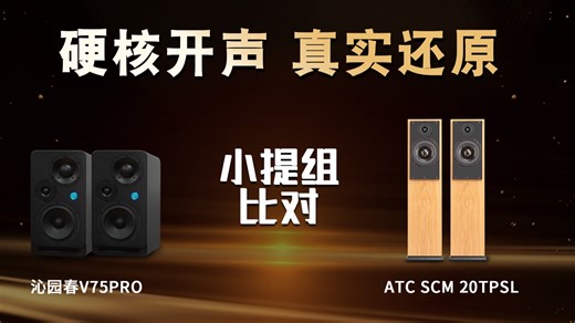 V75PRO比对ATC SCM20硬核开声，小提琴组答案——V75的那些事（十五）