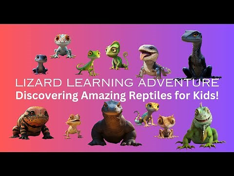 Lizard Learning Adventure for Kids: Discover Facts about Amazing Reptiles