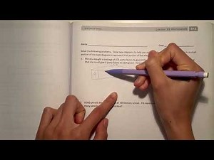 Eureka Math Grade 4 Module 3 Lesson 32 Homework | #mathwithaubrey #answers