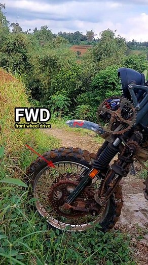 64M views · 201K reactions | FWD front wheel drive motorcycle...