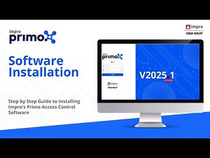 Software Installation - Primo