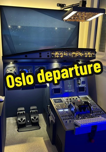 Oslo to Liverpool Flight Simulation Experience