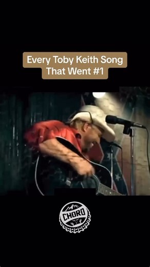 Country Chord on Instagram: "Every Toby Keith song to reach the top of the charts throughout his career. #tobykeith"
