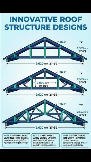 Innovative Roof Structure Design | #Shorts