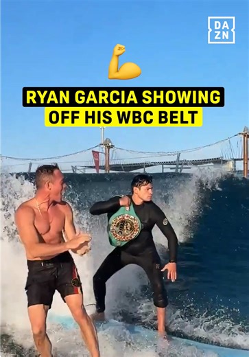 Ryan Garcia's Epic WBC Belt Flex