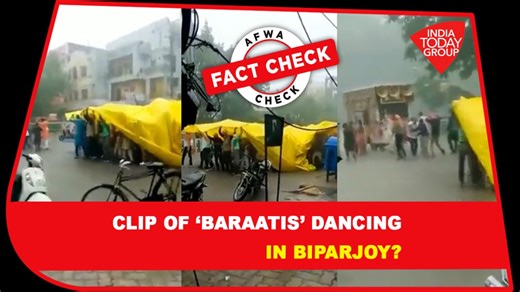 Fact Check: Rain-dancing through Cyclone Biparjoy? Nope, this funny video of Indian 'jugaad' is from 2022!