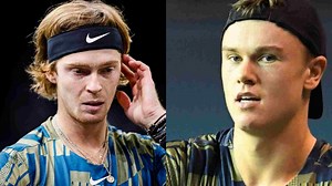 "Copied his brutal forehand when I was younger" Holger Rune hails 'idol' Andrey Rublev after stunning him at the 2022 Paris Masters
