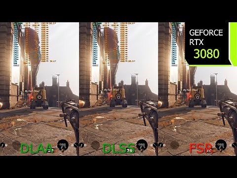 DEATHLOOP DLAA vs DLSS vs FSR | RTX 3080 | i7 10700F