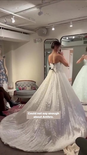 Stunning Anthropologie Wedding Dresses & Mimosa Bar Experience