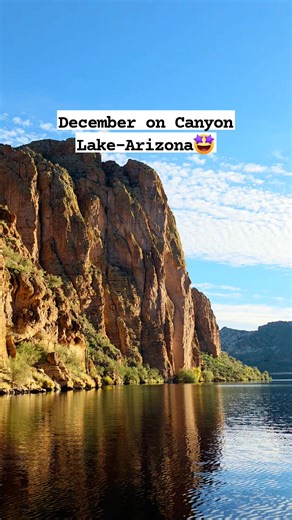 22K views · 861 reactions | Canyon Lake will always be one of my favorite lakes! It may be hard fishing but the views make up for that. My son and I only saw one other boat yesterday and basically had the whole lake to ourselves....doesn't get better than that! #december #lakelife #desertlife #boatlife #boatday #outdooradventures #decembervibes #favorite #Arizona | Stacy Outdoors | Facebook