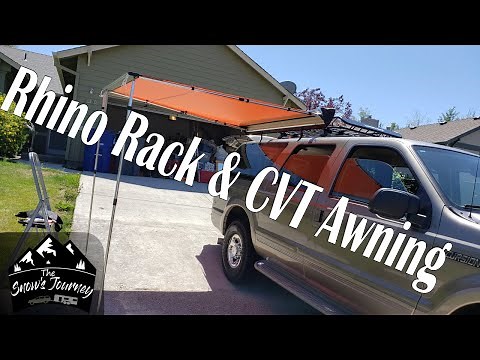 Installing the Roof Rack / CVT Awning on the Excursion