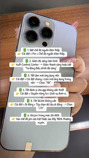 06 cách tiết kiệm pin iPhone hiệu quả nhất #huyhoangmobile #huyhoangmobileofficial