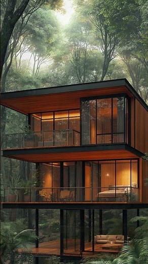 Stunning Wooden Stilt House Design in a Serene Forest Setting