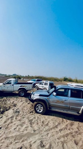 Team Offroad Titans having Offroad Adventure in Quicksand in Rohtas, got stuck multiple rigs in sand and succssfully rescued by other Team Members. #offroadtitans #offroad #offroad4x4 #4wheeling #4wheelingaustralia #quicksand #sand #recovery #beauty #jeeplife #jeeping #jeeplifestyle #4x4 #rohtas #fort #toyota #landcruiser #fortuner #insta #instagood #instadaily #instafashion #shotoniphone #reels #reelsinstagram #reelsvideo #offroadclub #islamabad #pakistan | Offroad Titans