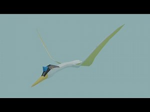 Quetzalcoatlus(3rd version) - Blender timelapse