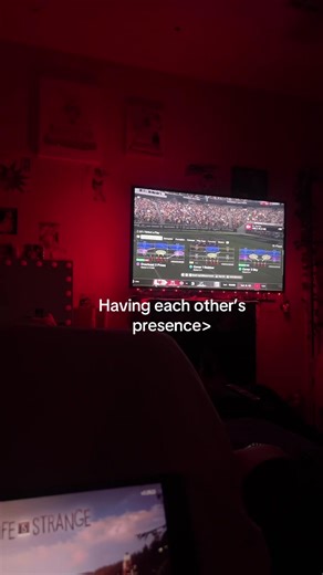 He plays his game so that means me too🤭 #gaming #bf #fyp #room | gaming room