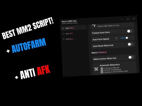 Best mm2 script! AUTOFARM AND SNTI AFK! 100% LEGIT! #mm2 #script #mm2roblox