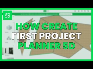 HOW TO CREATE YOUR FIRST PROJECT IN PLANNER 5D FROM SCRATCH