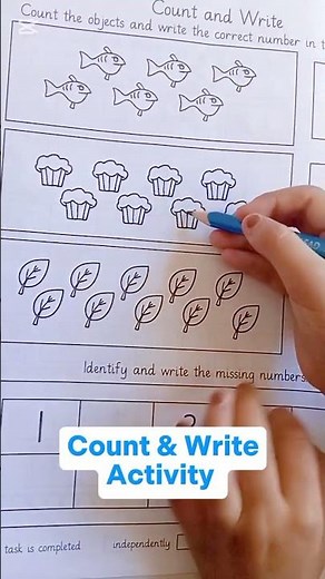 Count and Write Activity | Fun Math for Kids